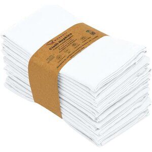 Cloth Napkins set of 12, 18x18 Inches Napkins Cloth Washable, Soft